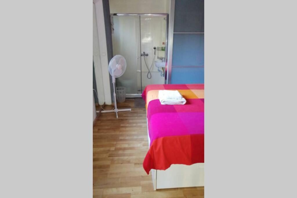 Air Conditioned Studio In Quite Garden With Barbecue 雅典 外观 照片